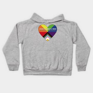 Strength, kindness and power Kids Hoodie